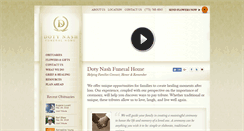 Desktop Screenshot of dotynashfuneralhome.com