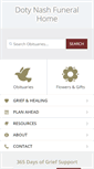 Mobile Screenshot of dotynashfuneralhome.com